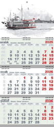 2026 Gemici Takvim - Yolcu Gemisi - 1