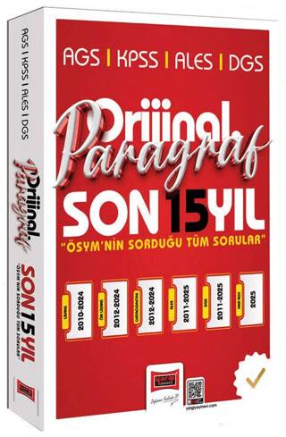 2026 KPSS AGS ALES DGS Orijinal Paragraf 15 Yıl Çıkmış Sorular - 1