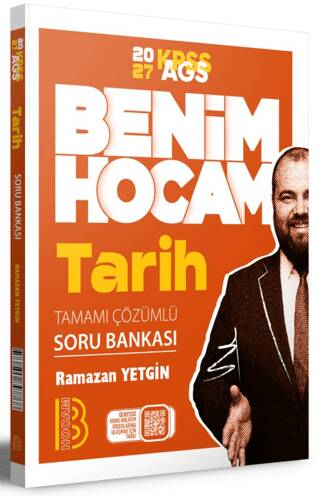 2026 KPSS AGS Tarih Tamamı Çözümlü Soru Bankası Benim Hocam Yayınları - 1