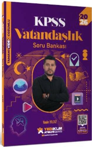 2026 KPSS Atölye Serisi Genel Kültür Vatandaşlık Tamamı Video Çözümlü Soru Bankası - 1