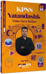 2026 KPSS Atölye Serisi Genel Kültür Vatandaşlık Video Ders Notları - Yediiklim Yayınları