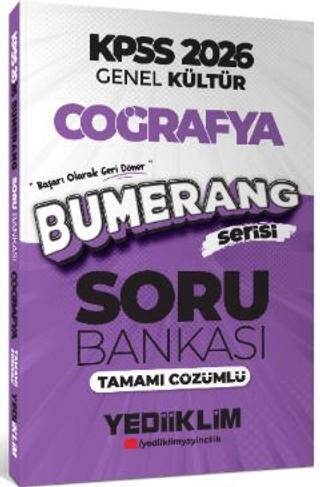 2026 KPSS Genel Kültür Bumerang Coğrafya Tamamı Çözümlü Soru Bankası - 1