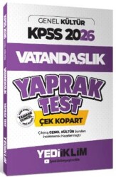 2026 KPSS Genel Kültür Vatandaşlık Çek Kopart Yaprak Test - 1