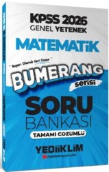 2026 KPSS Genel Yetenek Bumerang Matematik Tamamı Çözümlü Soru Bankası - 1