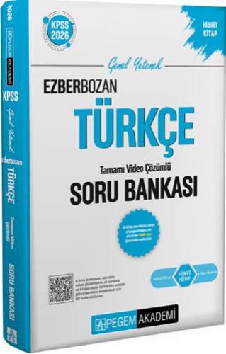 2026 KPSS Genel Yetenek Genel Kültür Ezberbozan Türkçe Tamamı Video Çözümlü Soru Bankası - 1