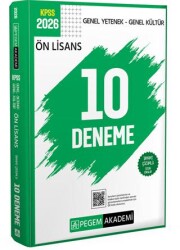 2026 KPSS Genel Yetenek Genel Kültür Ön Lisans Tamamı Çözümlü 10 Deneme - 1