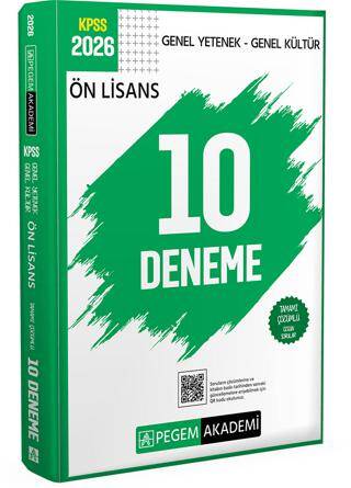 2026 KPSS Genel Yetenek Genel Kültür Ön Lisans Tamamı Çözümlü 10 Deneme - 1