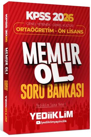 2026 KPSS Genel Yetenek Genel Kültür Ortaöğretim - Ön Lisans Memur Ol Soru Bankası - 1