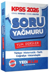 2026 KPSS Genel Yetenek Genel Kültür Tüm Dersler Soru Yağmuru - Yediiklim Yayınları