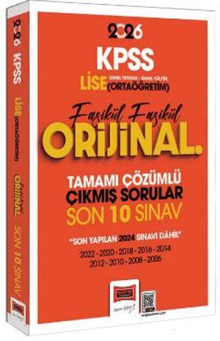 2026 KPSS Lise-Ortaöğretim GK-GY Fasikül Fasikül Orijinal Tamamı Çözümlü Çıkmış Son 10 Sınav - 1