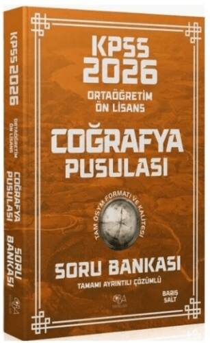 2026 KPSS Lise Ortaöğretim Ön Lisans Coğrafya Pusulası Soru Bankası Çözümlü - 1