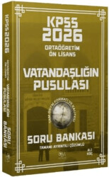 2026 KPSS Lise Ortaöğretim Ön Lisans Vatandaşlık Vatandaşlığın Pusulası Soru Bankası Çözümlü - 1