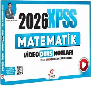 2026 KPSS Matematik Video Ders Notları - 1