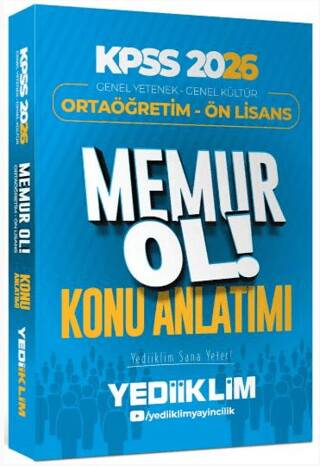 2026 KPSS Ortaöğretim Ön Lisans Genel Yetenek Genel Kültür Memur Ol Konu Anlatımı - 1
