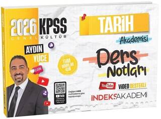 2026 KPSS Tarih Akademisi Video Ders Notları - 1