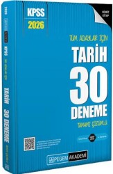2026 KPSS Tüm Adaylar İçin Tarih 30 Deneme Tamamı Çözümlü - 1