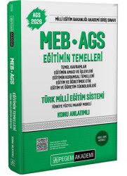 2026 MEB-AGS Konu Anlatımlı Eğitimin Temelleri - 1
