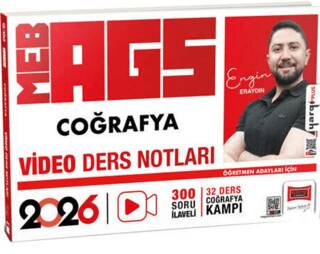 2026 MEB-AGS Öğretmen Adayları İçin Coğrafya Video Ders Notlar - 1