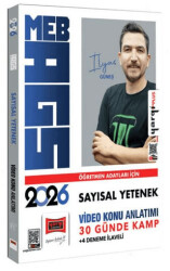 2026 MEB-AGS Öğretmen Adayları İçin Sayısal Yetenek 30 Günde Kamp Kitabı - Yargı Yayınevi