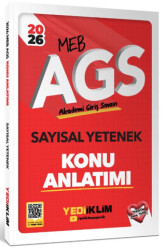 2026 MEB AGS Sayısal Yetenek Konu Anlatımı - Yediiklim Yayınları