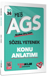 2026 MEB AGS Sözel Yetenek Konu Anlatımı - Yediiklim Yayınları