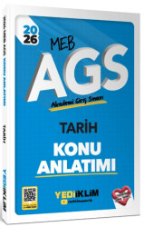 2026 MEB AGS Tarih Konu Anlatımı - Yediiklim Yayınları