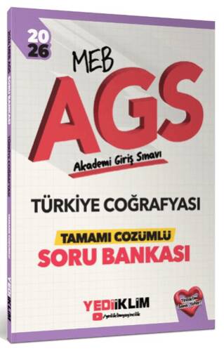 2026 MEB AGS Türkiye Coğrafyası Tamamı Çözümlü Soru Bankası - 1
