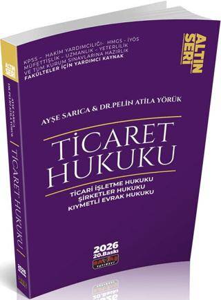 2026 Ticaret Hukuku Konu Anlatımı - 1