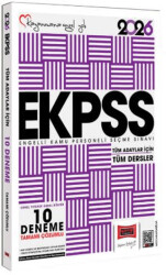 2026 Tüm Adaylar İçin EKPSS GK-GY Tüm Dersler Tamamı Çözümlü 10 Deneme - Yargı Yayınevi