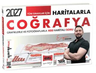 2026 Tüm Sınavlar İçin Haritalarla Coğrafya Grafiklerle ve Fotoğraflarla 400 Haritalı Soru - 1