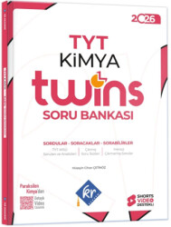 2026 TYT Twins Kimya Soru Bankası - KR Akademi Yayınları