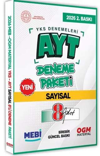 2026 YKS-AYT MEBİ Online Güncel Sayısal 8li Seri Deneme Fasikül Paketi A4 Boyut Renkli - 1