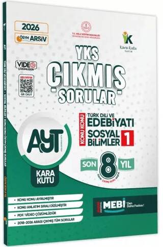 2026 YKS-AYT Türk Dili ve Edebiyatı-Sosyal Bilimler1 ÖSYM Çıkmış Sorular Çözümlü Konu Konu Son 8 Yıl - 1