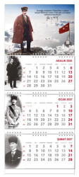 2027 Atatürk Gemici Duvar Takvimi - Sakarya - Halk Kitabevi