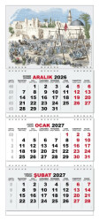 2027 Gemici Duvar Takvimi - Filistin - Halk Kitabevi