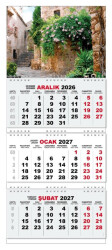 2027 Gemici Duvar Takvimi - Papingo Yunanistan - Halk Kitabevi