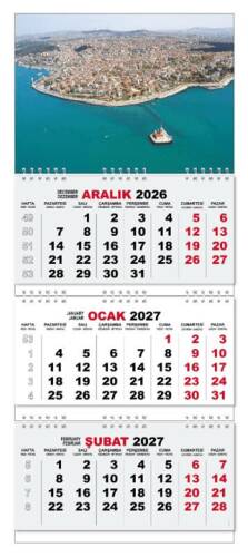 2027 Gemici Duvar Takvimi - Üsküdar - 1
