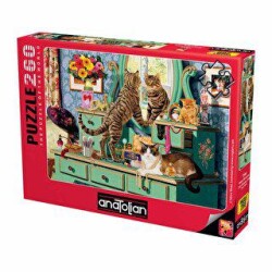 260 Parça Puzzle: Makyaj Meraklıları - Anatolian