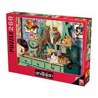 260 Parça Puzzle: Makyaj Meraklıları - 1