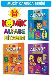 3-6 Yaş YAZ-SİL Komik Alfabe Kitabım Harfleri Öğrenme ve Yazma, Okumaya Hazırlık, Dikkat Geliştiren Etkinlikler, Sesli Kitaplar - Yükselen Zeka Yayınları