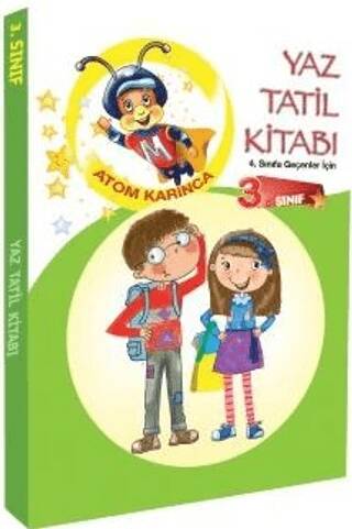 3. Sınıf Atom Karınca Yaz Tatil Kitabı - 1