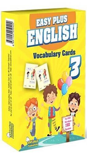 3. Sınıf Easy Plus English Kelime Kartları - 1