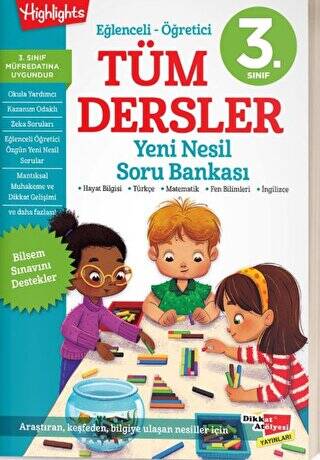 3. Sınıf Tüm Dersler Yeni Nesil Soru Bankası - 1