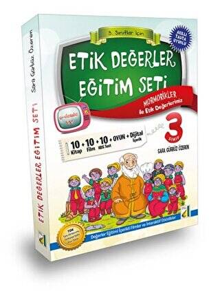 3. Sınıf Etik Değerler Eğitim Seti 10 Kitap Takım - 1