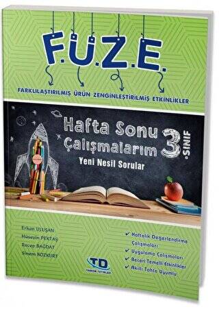 3. Sınıf FÜZE Hafta Sonu Çalışmalarım Yeni Nesil Sorular - 1