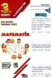 3. Sınıf Matematik Yaprak Test - 1