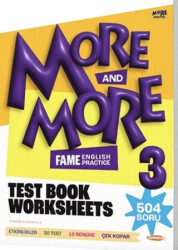 3. Sınıf More And More Worksheets Test Book - 1