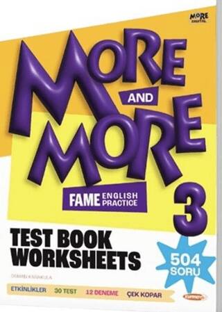 3. Sınıf More And More Worksheets Test Book - 1