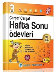 3. Sınıf Tüm Dersler Çarşaf Çarşaf Hafta Sonu Ödevleri Video Çözümlü - 1