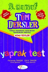 3. Sınıf Tüm Dersler Konu Testleri Test - 1